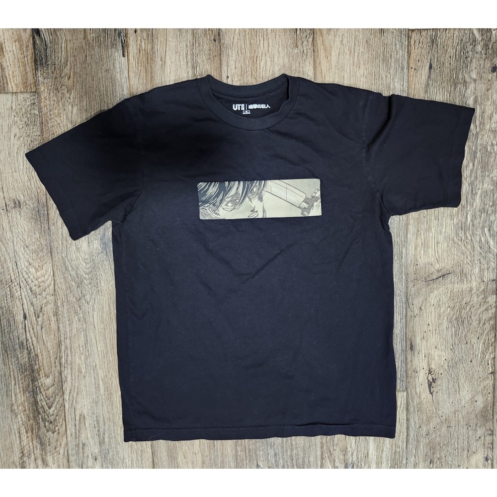 Shirt Mens Medium Black Anime Graphic Tee Sword Fight See you Later ...